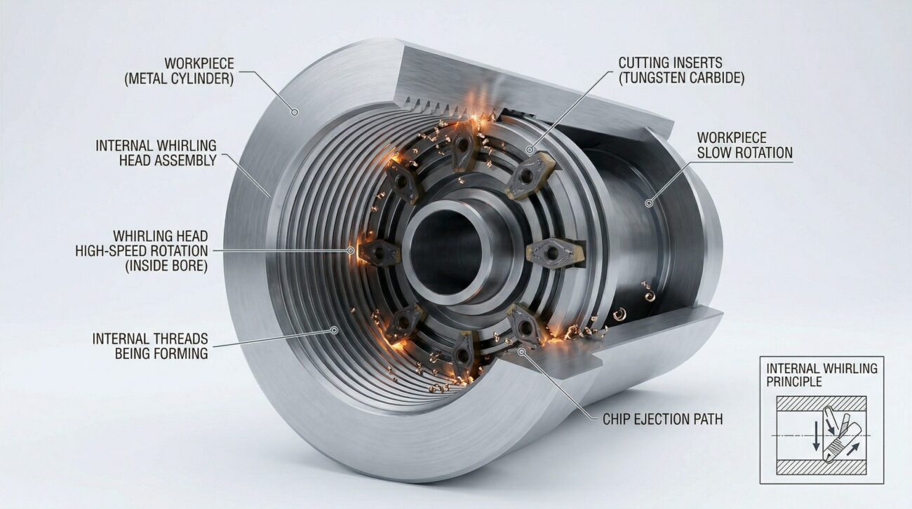 Internal Thread Whirling