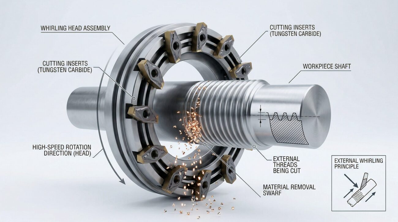 External Thread Whirling