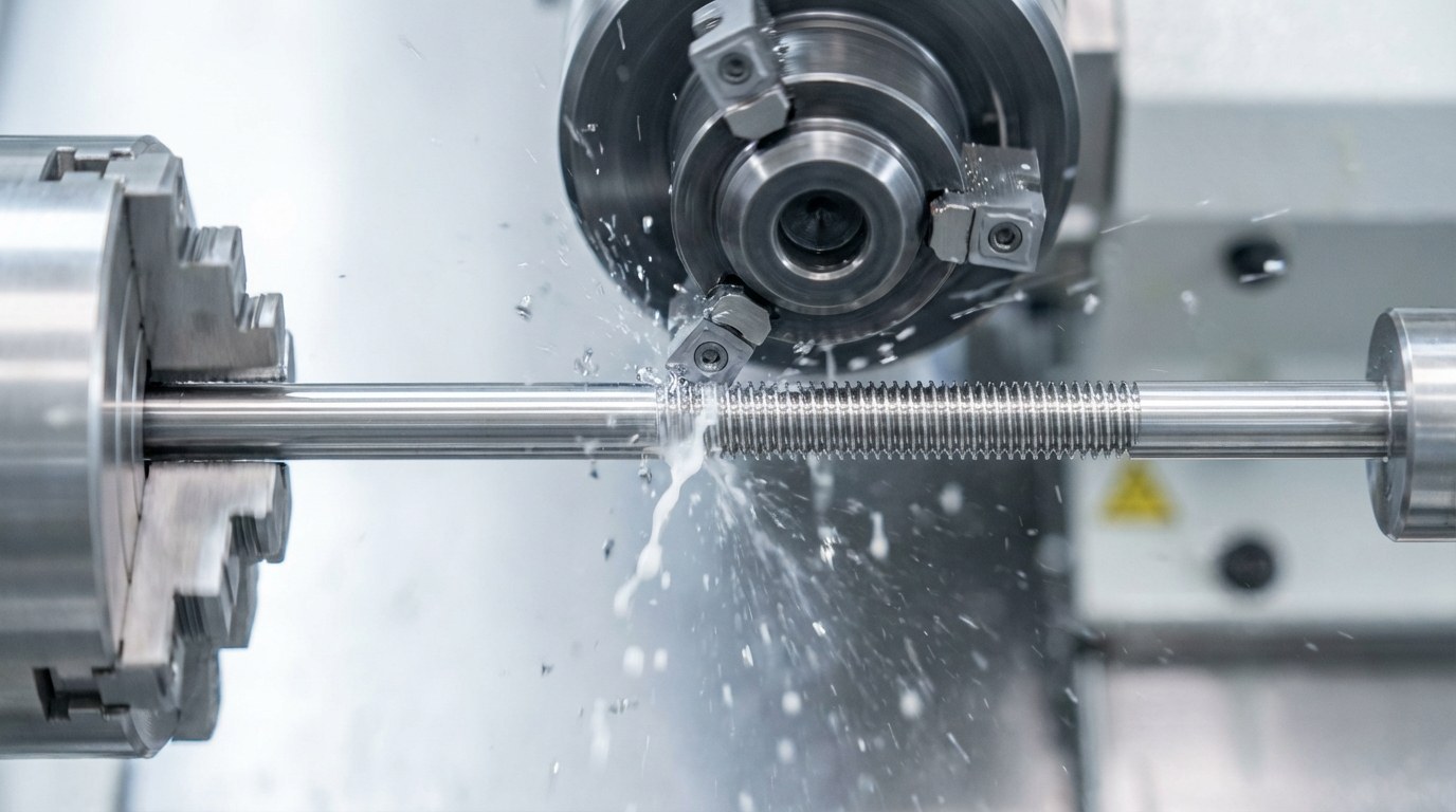 Medical Micro Lead Screw Whirling Process