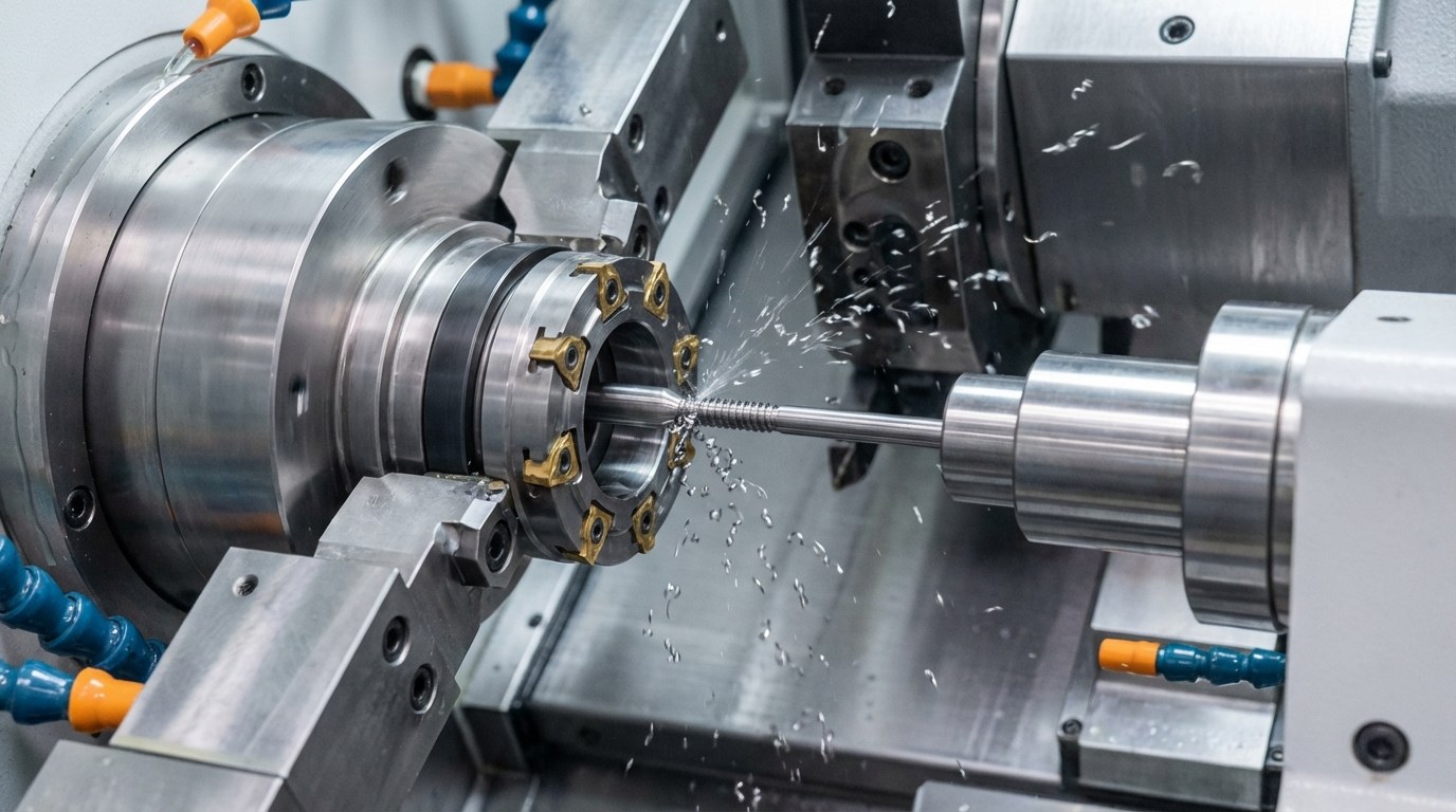 Orthopedic Bone Screw Whirling Process